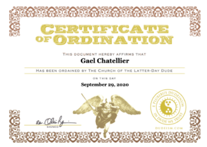 Chatellier, Grand Prêtre dudeisme