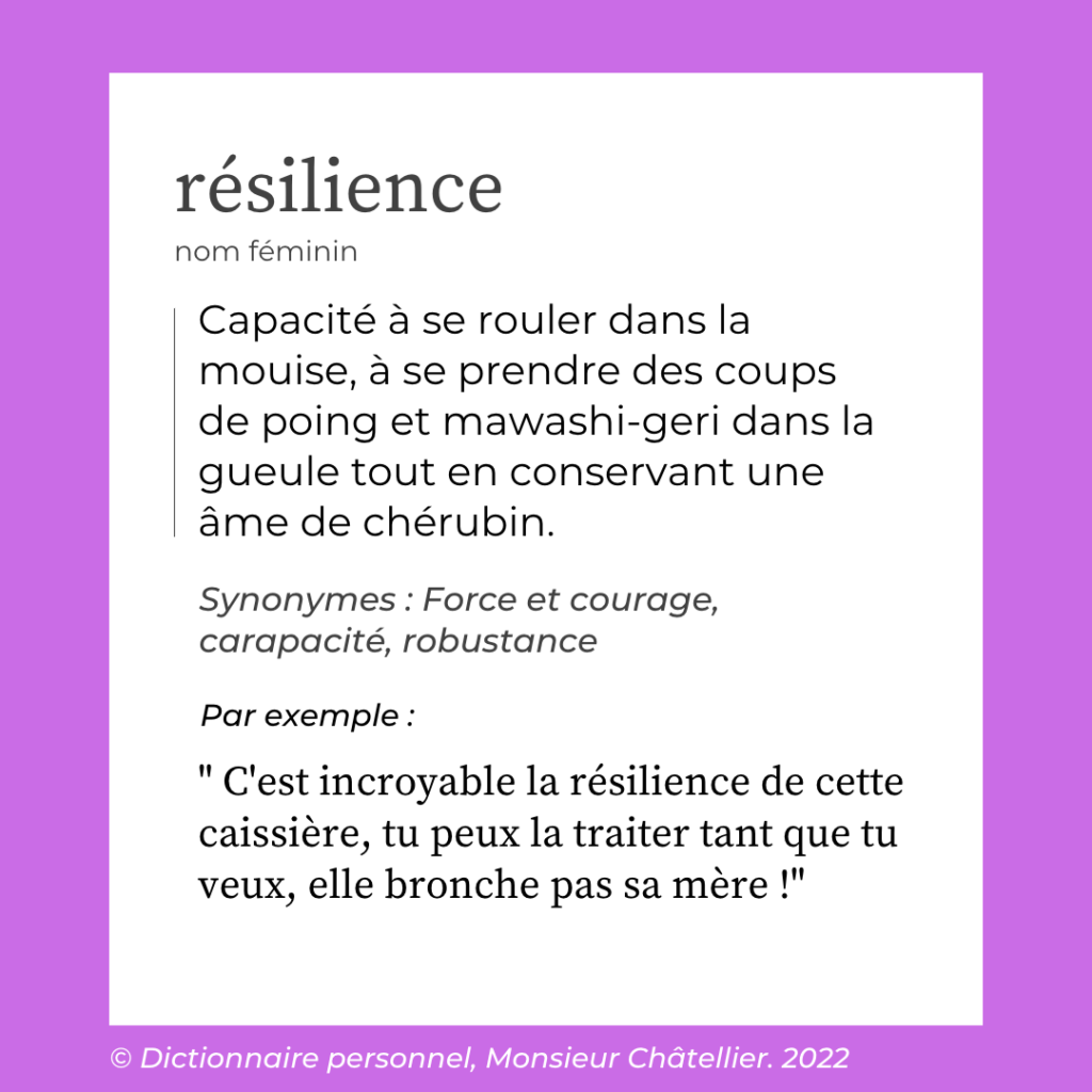 La résilience, c’est quoi ?